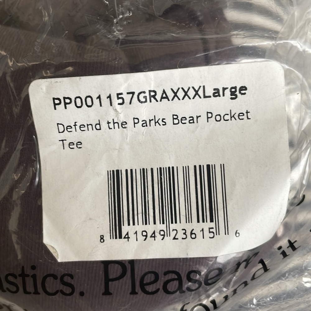 Parks Project Gray Bear Pocket Tee - Picture 4 of 5